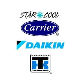 При ремонті використовуються тільки оригінальні запасні частини (StarCool, Carrier, Daikin, ThermoKing)